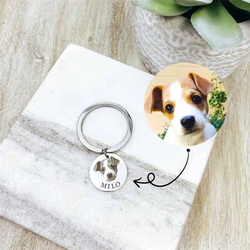 Custom Portrait Keychain