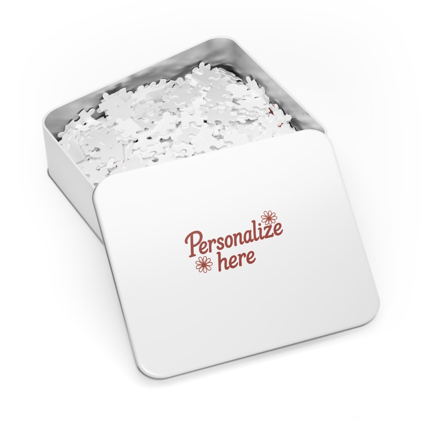 Personalized Puzzle with Photo – Gift in Tin Box