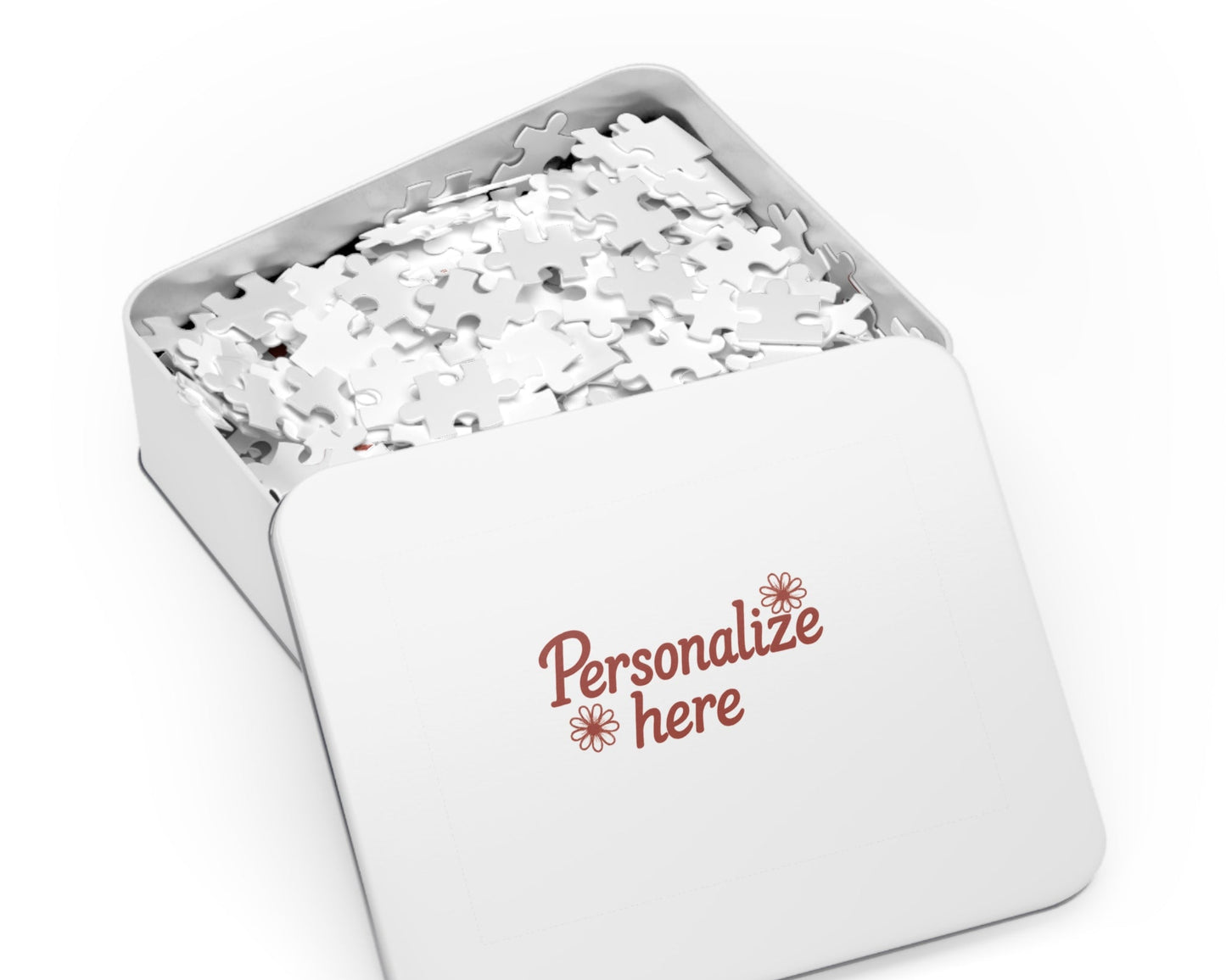 Personalized Puzzle with Photo – Gift in Tin Box