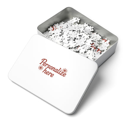 Personalized Puzzle with Photo – Gift in Tin Box