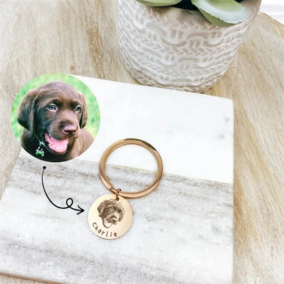 Custom Portrait Keychain
