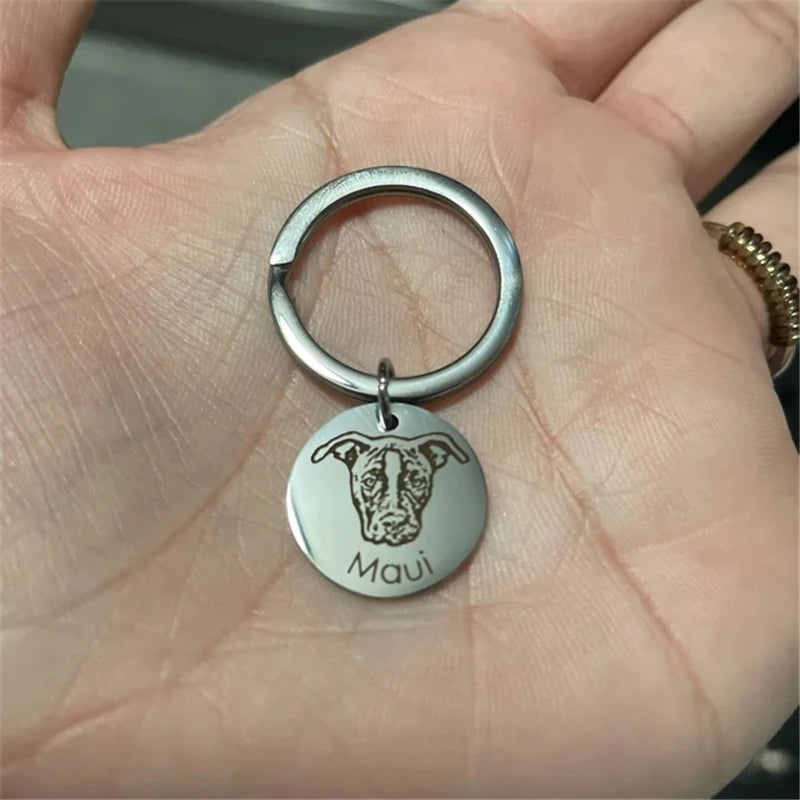 Custom Portrait Keychain