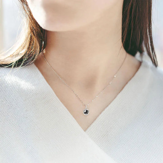 Custom Photo Projection Necklace