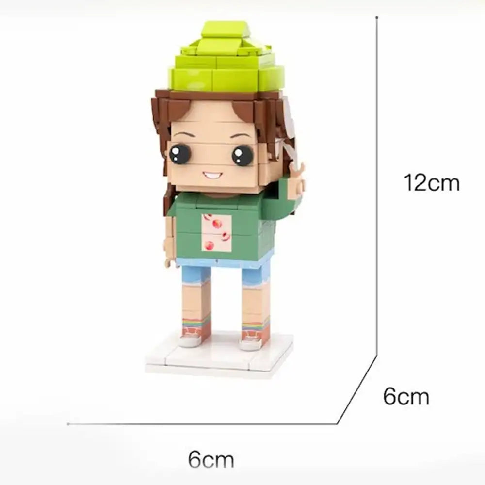 Personalized Brick Figure