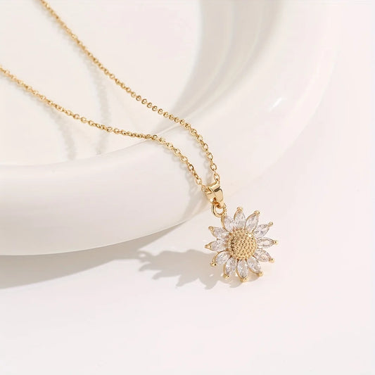 Sunflower Necklace Gift Box