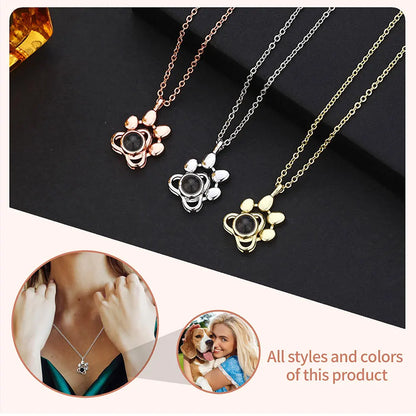 Custom Photo Projection Necklace