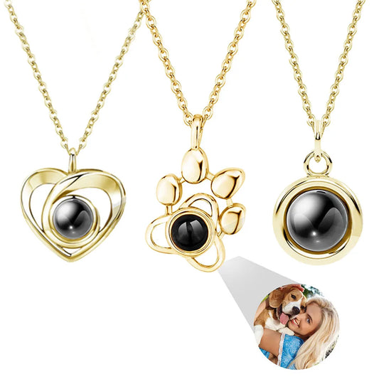Custom Photo Projection Necklace