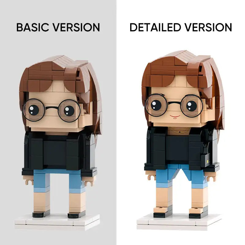 Personalized Brick Figure