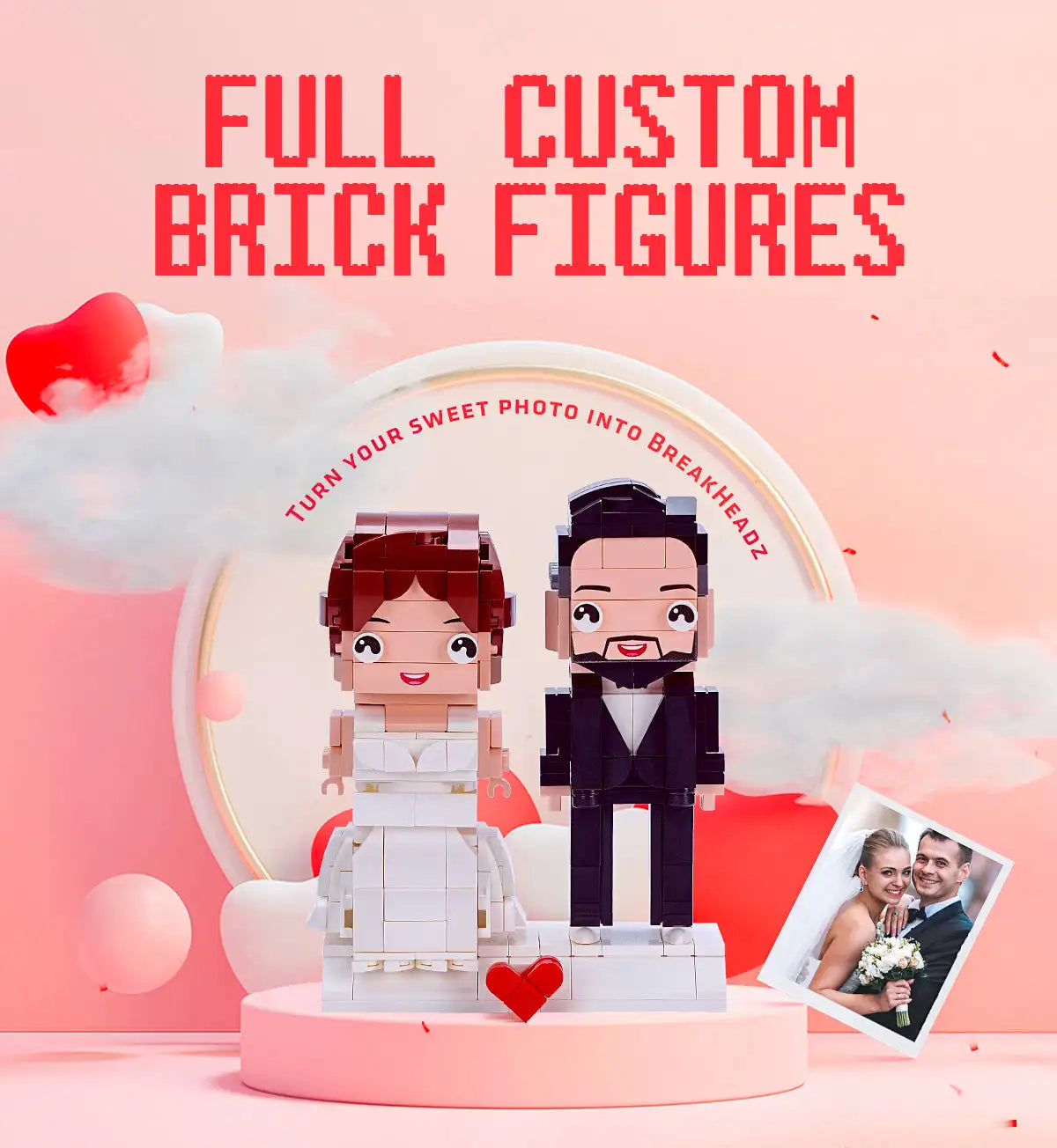 Personalized Brick Figure