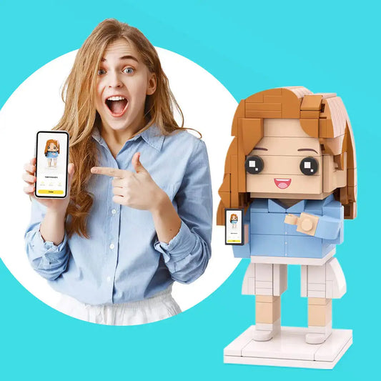 Personalized Brick Figure